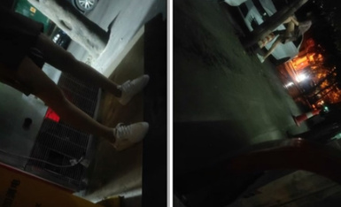 【持有无套内射执照】，夏季的街头，美腿无数，漂亮00后年轻妹子，逼逼特写，做到一半还有路过的