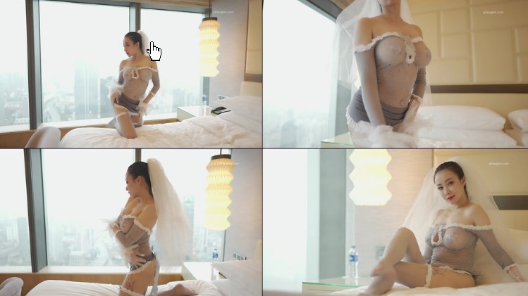 顶级网红骚货『松果儿』最新大尺度 做你的新娘 夜夜操 穿婚纱都不带穿内裤的 真4k超清画质