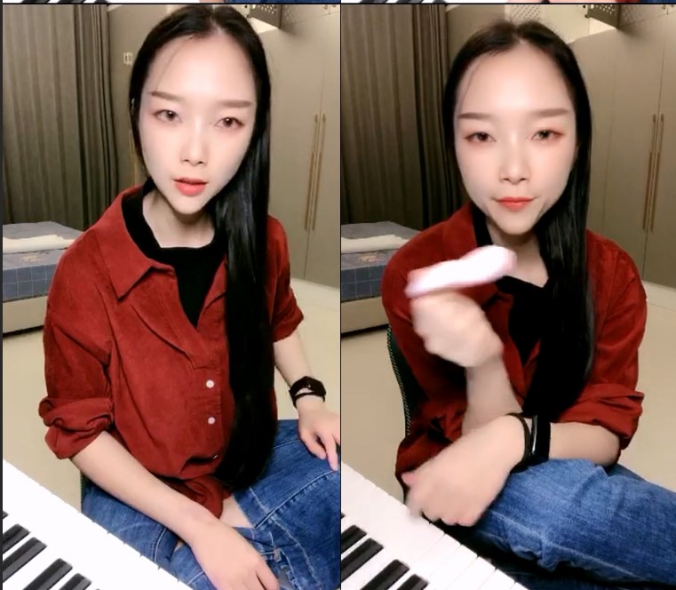 才艺气质美女！钢琴边弹边唱！脱光光弹，肉感身材自慰，跳蛋塞入揉穴，展示淫荡的一面