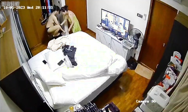 私房最新流出2023 黑客破解攝像頭偷拍 多場合家庭宿舍廁所更衣洗澡 (38)