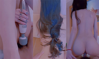 《雲盤高質泄密》露臉才是王道！對白刺激~呻吟甜美無毛嫩逼，苗條美乳刺青反差婊，肛交肉棒振動棒配合搞得她欲仙欲死2 (1)