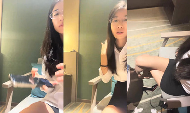 長腿絲襪眼鏡韻味御姐 點點520 20小時合集 (11)