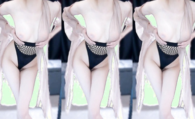 終於露了！萬元定製網易CC星秀代言人極品女皇後【白妖妖】很多人想要的最大尺度騷舞露逼道具紫薇炸裂 (1)