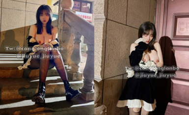 年末震撼流出，可女神可母狗！推特露臉高顏巨乳反差女神【酒月】新號主人調教私拍，露出調教啪啪