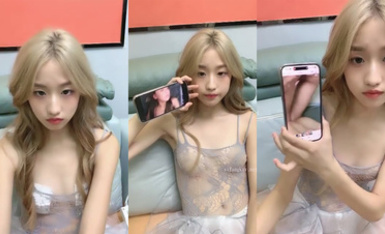 天花板級別，校花心動女生【初戀女友】人如其名，校園風鄰家妹妹，一線天粉嫩白虎鮑魚 (3)