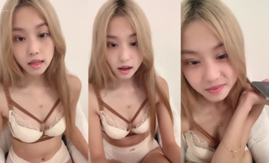 天花板級別，校花心動女生【初戀女友】人如其名，校園風鄰家妹妹，一線天粉嫩白虎鮑魚 (5)