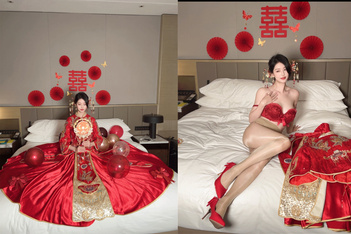 抖娘利世-伴郎团轮新娘 新版本 这次还加字幕了