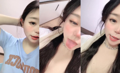 高顏值主播@飯困 尺度福利秀 (3)