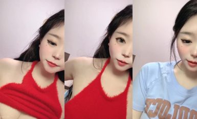 高顏值主播@飯困 尺度福利秀 (2)