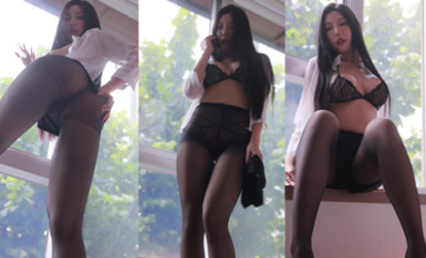 韓國巨乳模特@Dongeuran 誘惑寫真作品3套超清原版 -office girl (1)