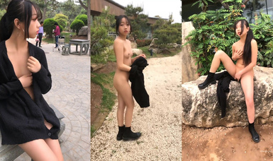 福利姬 漿果兒-人前露出 挑戰全裸調戲路人_02