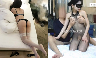 專操嫩妹尤物大神『OB噢逼』172cm大長腿模特把她當母狗狠狠干，母狗敏感體質感覺要窒息了！腿比命長系列~ (1)