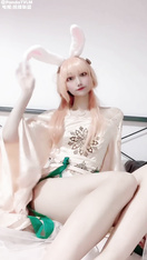 不甜 戴口罩的cosplay妹子，素人感還是挺強的，擼點也有，值得一看 (5)