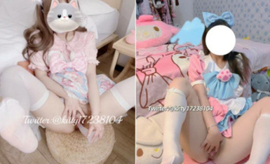 推特極品白虎蘿莉『kitty不吃魚』一字馬紫薇被男主調教啪啪乖的狠！超嫩可愛人形小母狗 被操的叫爸爸 上 (1)