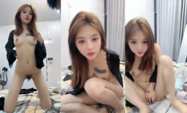 07年極品紋身小太妹「沈思悲劇」付費直播，神仙顏值，極品大長腿，揉奶自慰撩騷，真他媽羨慕她男朋友！ (10)