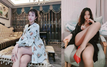 極品母狗騷少婦，情趣制服自慰，3P大混戰被炮友各種無套猛干 (2)