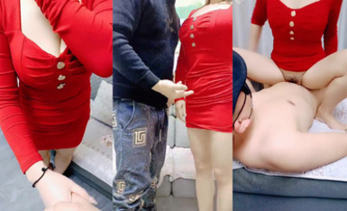 【劇情演繹】家中勾引極品紅衣小嫂子_對白精彩，十分刺激，掏出大屌就是一頓無情無套的狂艹