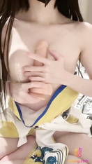 網紅極品白虎福利姬【初戀小安】cos自慰 (11)