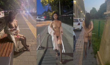 極品美女戶外露出 (3)