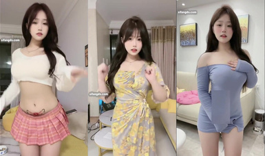 重磅爆料泄密，B站抖音百萬粉，天然大波女神【火鍋燉兔仔，凹菟嫚】定製福利，裸舞奶子甩飛了