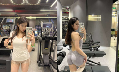 《百度雲泄密》喜歡運動的美女和健身教練之間的那點秘密被曝光