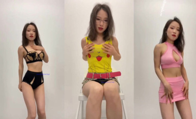 快手上的母狗少婦，土豪專屬定製脫衣裸舞視頻流出 (2)