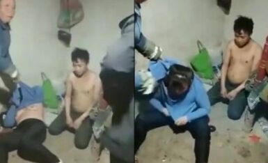 农村土房被抓现场